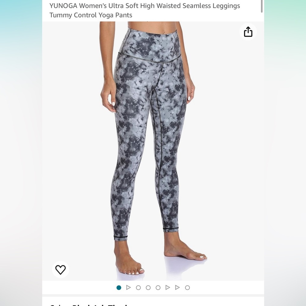 grey tie dye leggings